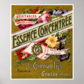 1915 Essence Concentree Franse parfum Poster (Voorkant)