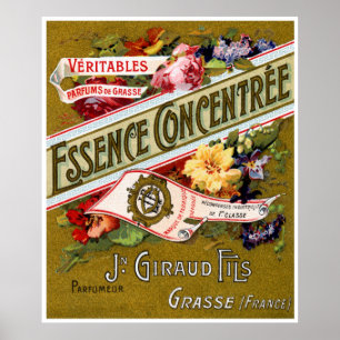 1915 Essence Concentree Franse parfum Poster