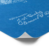 1915 Flying Machine Airplane Patent Art Drawing Poster (Hoek)