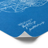 1915 Flying Machine Airplane Patent Drawing Print (Hoek)