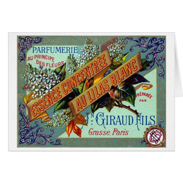 1915 Franse witte Lila parfum (Voorkant Horizontaal)