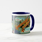 1915 Franse witte Lila parfum Mok (Voorkant rechts)