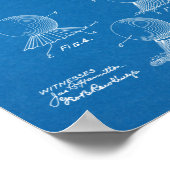 1915 Golf Ball T-shirt Design Patent Art Print (Hoek)