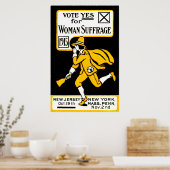 1915 Ja! Womens Suffrage Poster (Keuken)