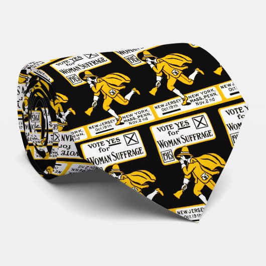 1915 Ja! Womens Suffrage Poster Stropdas (Opgerold)