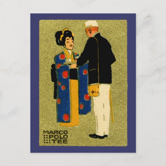 1915 Marco Polo thee Briefkaart (Voorkant)