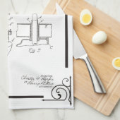 1915 Octrooitekening voor buitenboordmotoren in ke Theedoek (Quarter Fold)