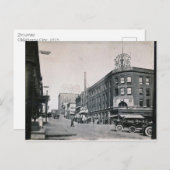 1915 Oklahoma City, Uitzicht in het centrum, Vinta Briefkaart (Voorkant / Achterkant)
