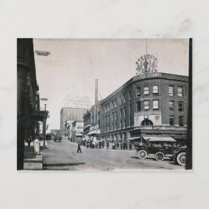 1915 Oklahoma City, Uitzicht in het centrum, Vinta Briefkaart