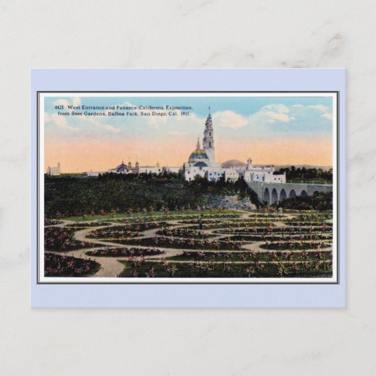  1915 Panama California Expo San Diego 25 Briefkaart (Voorkant)