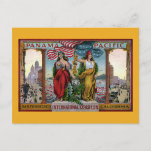 1915 Panama Pacific International Expositie Briefkaart