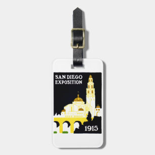 1915 San Diego Exposition Bagagelabel