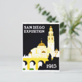 1915 San Diego Exposition Briefkaart (Staand voorkant)
