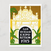 1915 San Diego Exposition Briefkaart (Voorkant)