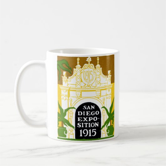 1915 San Diego Exposition Koffiemok (Links)