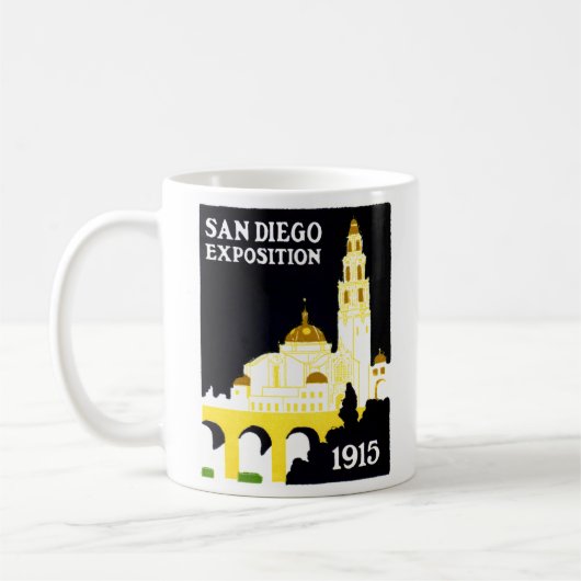 1915 San Diego Exposition Koffiemok (Links)