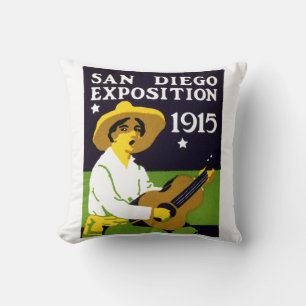 1915 San Diego Exposition Kussen