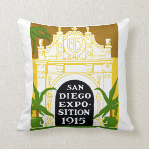 1915 San Diego Exposition Kussen