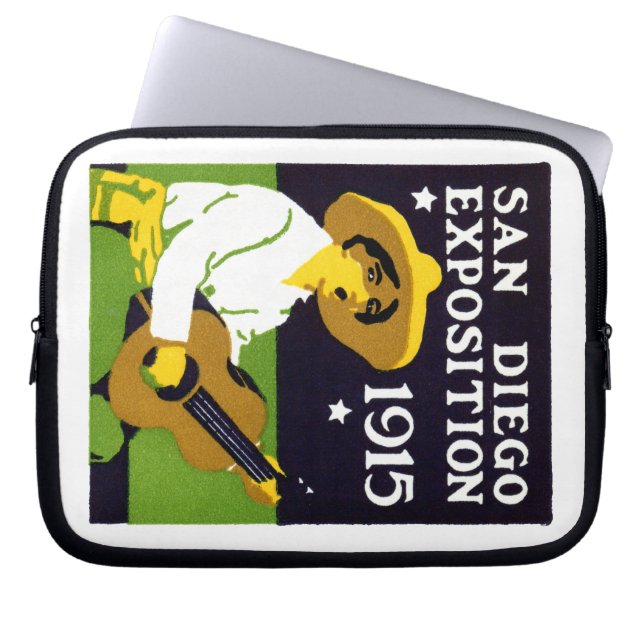 1915 San Diego Exposition Laptop Sleeve (Voorkant)