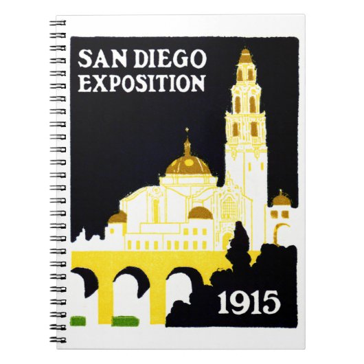 1915 San Diego Exposition Notitieboek (Voorkant)