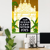 1915 San Diego Exposition Poster (Thuiskantoor)