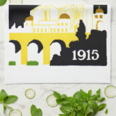 1915 San Diego Exposition Theedoek (Gevouwen)