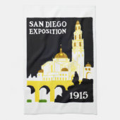 1915 San Diego Exposition Theedoek (Verticaal)