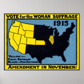 1915 Stemming voor de woede van vrouwen Poster (Voorkant)