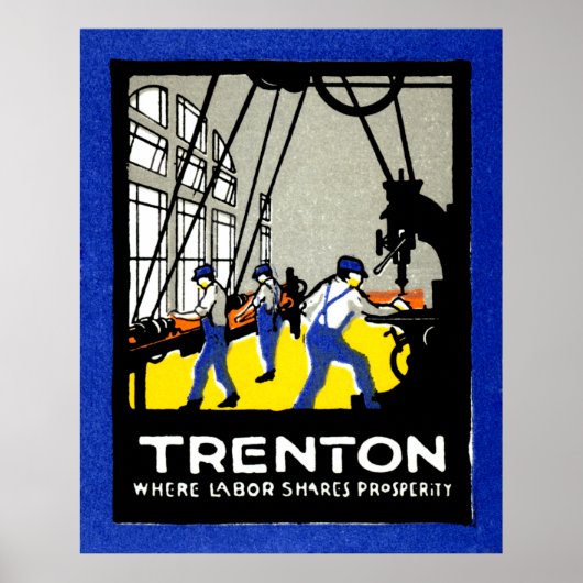1915  Trenton New Jersey Poster (Voorkant)