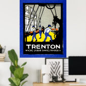 1915  Trenton New Jersey Poster (Thuiskantoor)