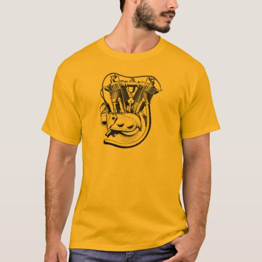 1915 V-twin  t-shirt (Voorkant)