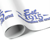 1915 verjaardagsdesign cadeaupapier (Rol Hoek)