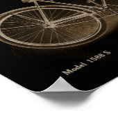 1915  zware servicecyclus en art Poster (Hoek)