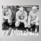 1916 Boston Baseball Poster (Voorkant)