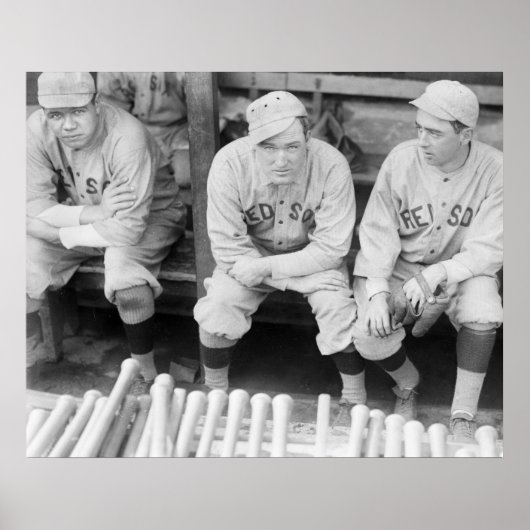 1916 Boston Baseball Poster (Voorkant)