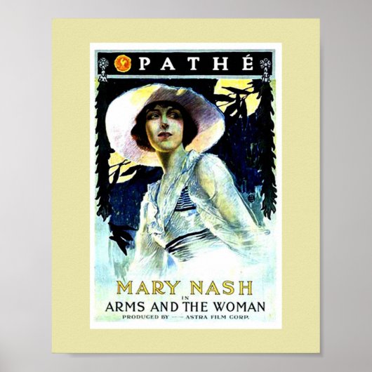 1916 - De film Arms and the Woman Poster (Voorkant)