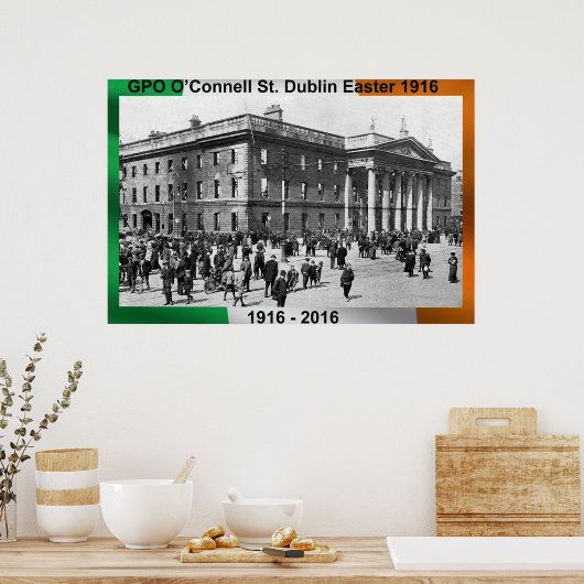 1916 Iers afbeelding voor poster (Keuken)