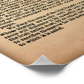 1916 Irish Proclamation - Original Copy Poster (Hoek)