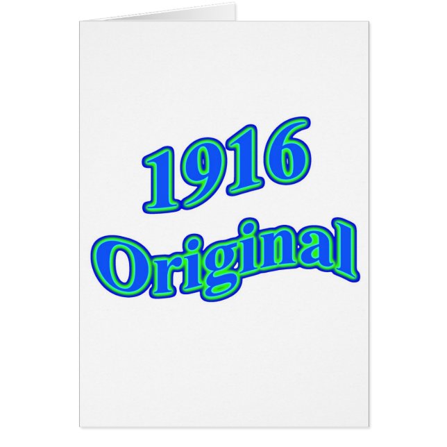 1916 Origineel Blauw Groen (Voorkant)