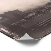 1916 Panoramisch Uitzicht, Birmingham AL Yard Long Poster (Hoek)