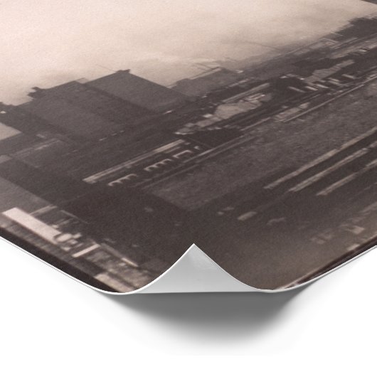 1916 Panoramisch Uitzicht, Birmingham AL Yard Long Poster (Hoek)