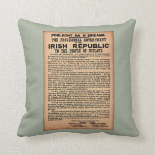 1916 Proclamation of Ireland Cushion Kussen