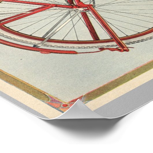 1916 Red Bicycle Magazine en art print (Hoek)