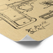 1916 Smith Pistool Patent Art Drawing Print (Hoek)