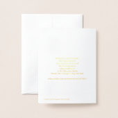 1917 Art Nouveau Lady Gold Foil Note Card Folie Kaarten (Met envelop)