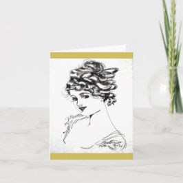 1917 Art Nouveau Notitiekaarten! Kaart