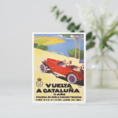 1917 Catalunya Tour  racing Briefkaart (Staand voorkant)