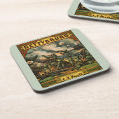 1917 De strijd om de muziekcover van Gettysburg Bier Onderzetter (Linkerzijde)