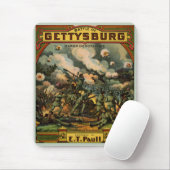 1917 De strijd om de muziekcover van Gettysburg Muismat (Met muis)