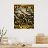 1917 De strijd om de muziekcover van Gettysburg Poster (Keuken)